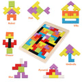 Educational Colorful Tetris Building Block Puzzle