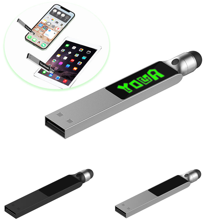 2-in-1 USB Flash Drive with Stylus