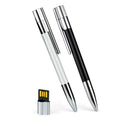 Metal USB 8GB Flash Drive With Ballpoint Pen