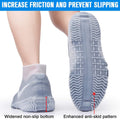 Silicone Non-Slip Waterproof Shoe Covers With Zipper