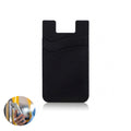 Silicone Phone Wallet Stick On Double Card Holder