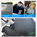 Car Windshield Sun Shade with Storage Pouch