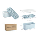 Honeycomb Ice Cube Silicone Mold With Storage Box