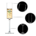 Flute Champagne Glasses - 7Oz Crystalline