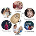Security Sound Personal Alarm Keychain With Led Light