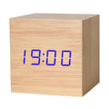 Wooden Voice-Controlled Silent Electronic Clock