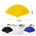Folding Fabric Hand Fan Nylon Cloth