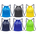 Diamond Check Waterproof Drawstring Bag