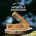 Men's Folding Wooden Comb