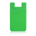 Silicone Phone Wallet Stick On Double Card Holder
