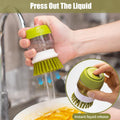 Kitchen Scrub Brush with Soap Dispenser
