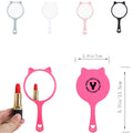 Cat-Shaped Portable Hand Mirror