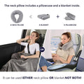 2-in-1 Travel Blanket and Neck Pillow