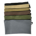 Multipurpose Tool Bag Metal Zipper Pouch With Carabiner