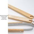 3-Piece Wood Handle BBQ Grill Tool Set