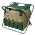 Folding Garden Stool With Tools Storage Bag
