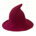 Witch Hat Knitted Wool Cap For Halloween Party Masquerade