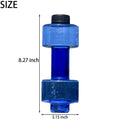 18Oz. Dumbbell Shaped Water Bottle
