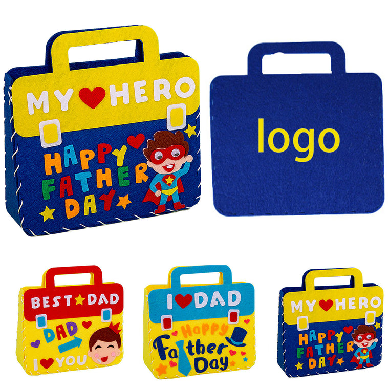 DIY Sewing Cartoon Kids Handmade Bag Set