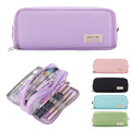 3-Layer Large-Capacity Oxford Pencil Case & Cosmetic Bag