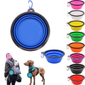 Full Color Pet Dog Bowl w/Carabiner