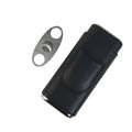 Leather Cigar Case With Cigar Cutter