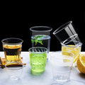 Small Disposable Transparent Plastic Cups Shot Glass
