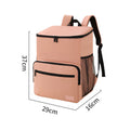 Picnic Large Capacity Double Shoulder Insulated Backpack