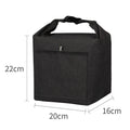Portable Durable Roll-top Insulated Lunch Tote Bag Bento Bag