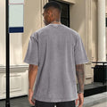 Unisex Cotton Short Sleeve Vintage Washed Basic Tees