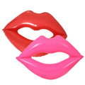 Ins Netflix Red Lips Inflatable Floating Bed Swimming Ring