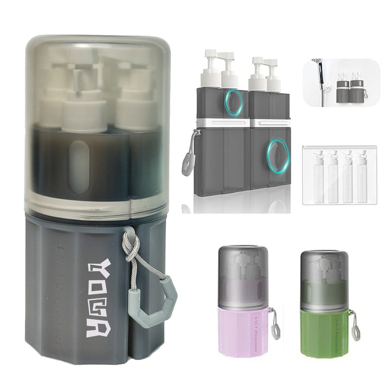 4 in 1 Toiletries Bottles Set For Smooth Walls