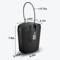 Portable Beach Safe Lock Box With Security Wire