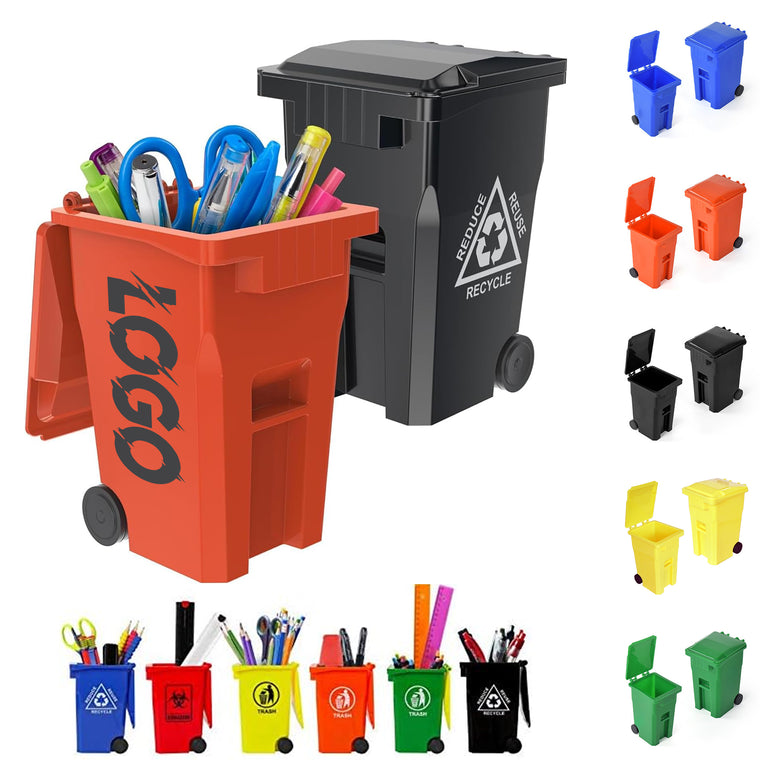 Mini Garbage Trash Pen Holder