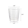 Small Disposable Transparent Plastic Cups Shot Glass