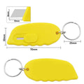 Retractable Box Cutter With Keyring Pocket Knife Keychain