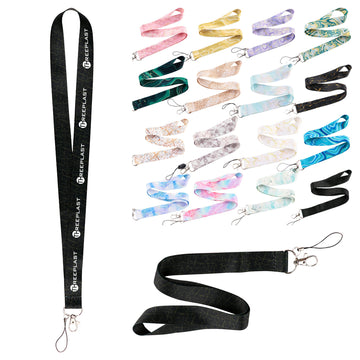 Marble Pattern ID Badge Lanyard