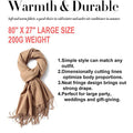 Women Warm Large Scarves