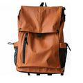 Solid Color Casual Backpack