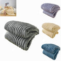 Thick Fleece Milk Velvet Throw Blanket for Office Nap, Cozy