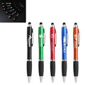 LED Light-Up Stylus Pen with Rubber Grip