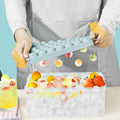 With Container Mini Pinball Lattice Mold Round Ice Cube Tray