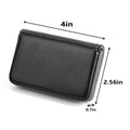 Pu Leather Business Card Case Pocket Wallet With Magnetic