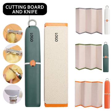 Foldable Cutting Board W/ Multifunction Knife For Camping