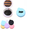Folding Travel Mirror Hair Comb