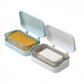 Double Drain Soap Box Compact and Portable