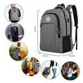Travel Laptop Backpack Usb Charging Port Water Resistant Bag