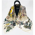 49" Full Color Pure Silk Scarf At 16 Momme
