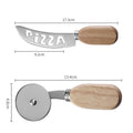 Stainless Steel Cheese Knife Pizza Cutter Set