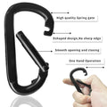 D Shaped Carabiner Clip for Camping